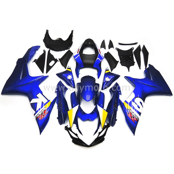 0281 Fairing Suzuki GSXR600 GSXR750 K11 11 12 13 14 Cowling Blue Yellow 0281 Fairing Suzuki GSXR600 GSXR750 K11 11 12 13 14 Cowling Blue Yellow